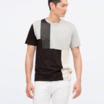 Mixed Fabric T-Shirt