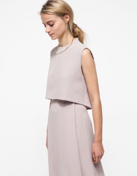 Wind Chime Raised Collar Top
