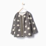 Star knit coat