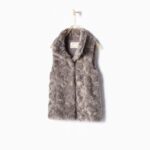 Faux fur waistcoat