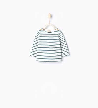 Organic cotton striped T-shirt