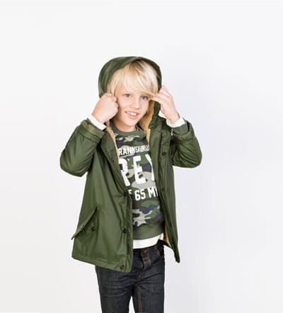 Waterproof fleece parka